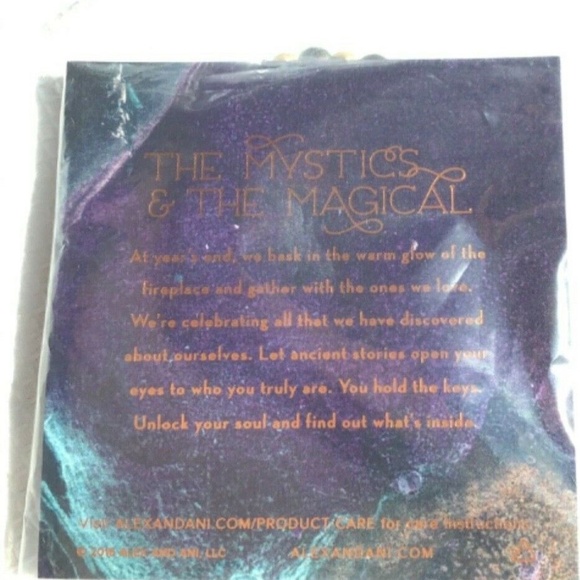 Alex & Ani Gold & Rafaelian Snowbell Mulberry/Gold - Picture 4 of 5